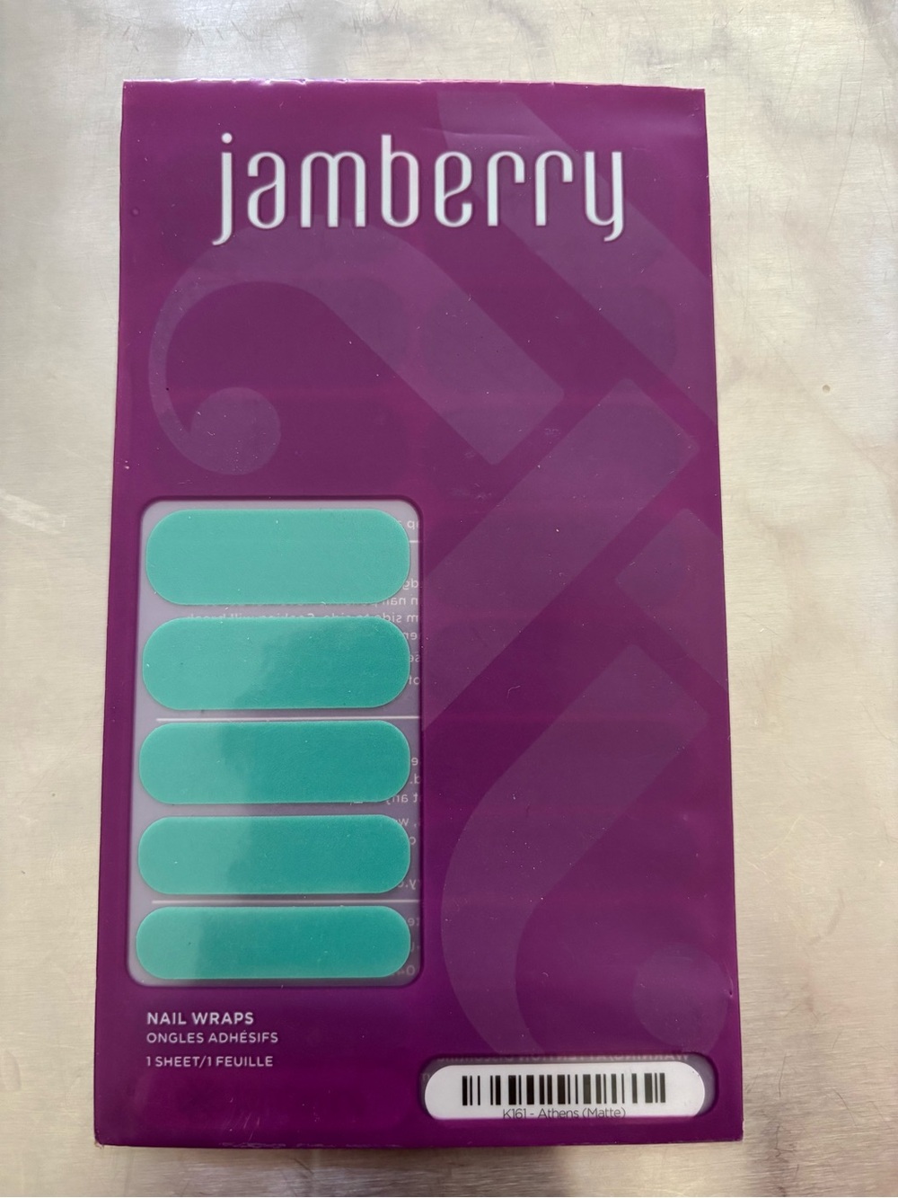 Jamberry Nail Wraps | Athens (Matte) | NWT
